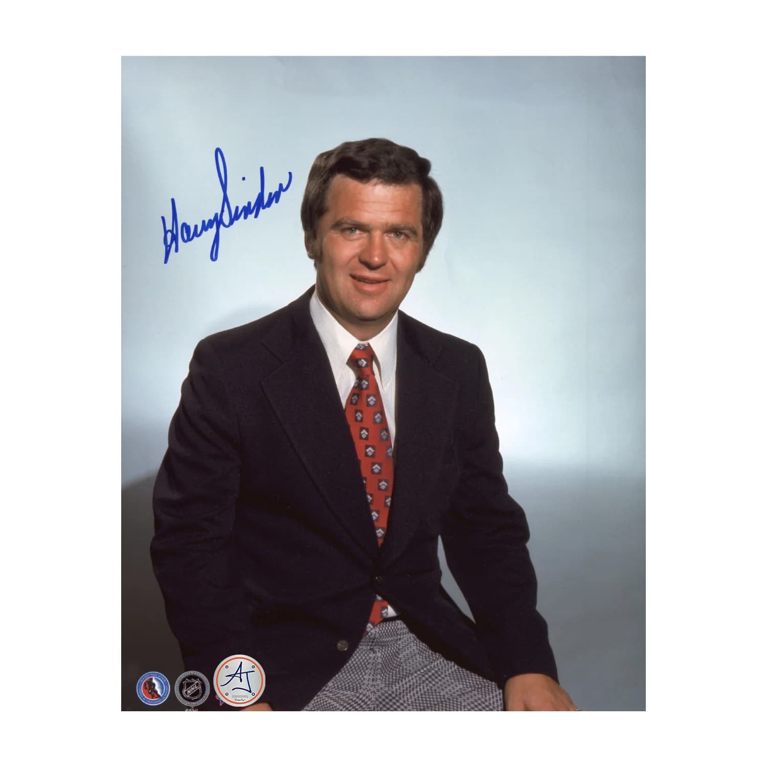 Harry Sinden Signed Team Canada Portrait 8x10 Photo Harry Sinden Photo 8x10-team-canada-portrait, supplier stock photo