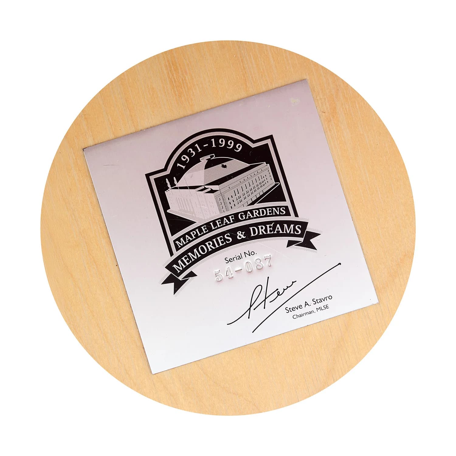 Darryl Sittler Signed & Inscribed Maple Leaf Gardens Original Red Seat On Base Darryl Sittler Other darryl-sittler-inscribed-maple-leaf-gardens, view 6, supplier stock photo