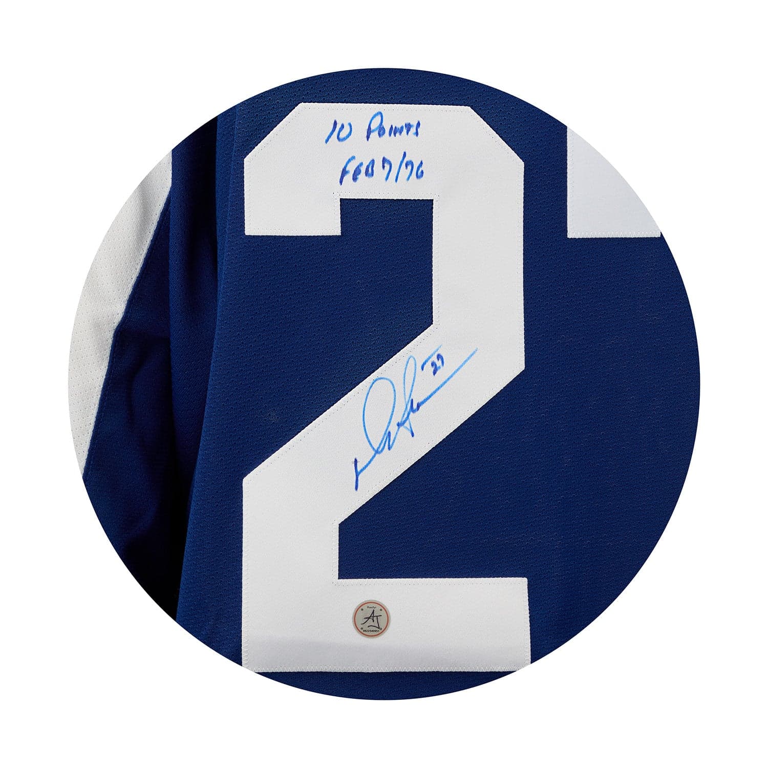 Darryl Sittler Toronto Maple Leafs Signed & Dated 10 Point Vintage CCM Jersey Darryl Sittler Jersey darryl-sittler-toronto-maple-leafs-dated, Toronto Maple Leafs, view 3, supplier stock photo