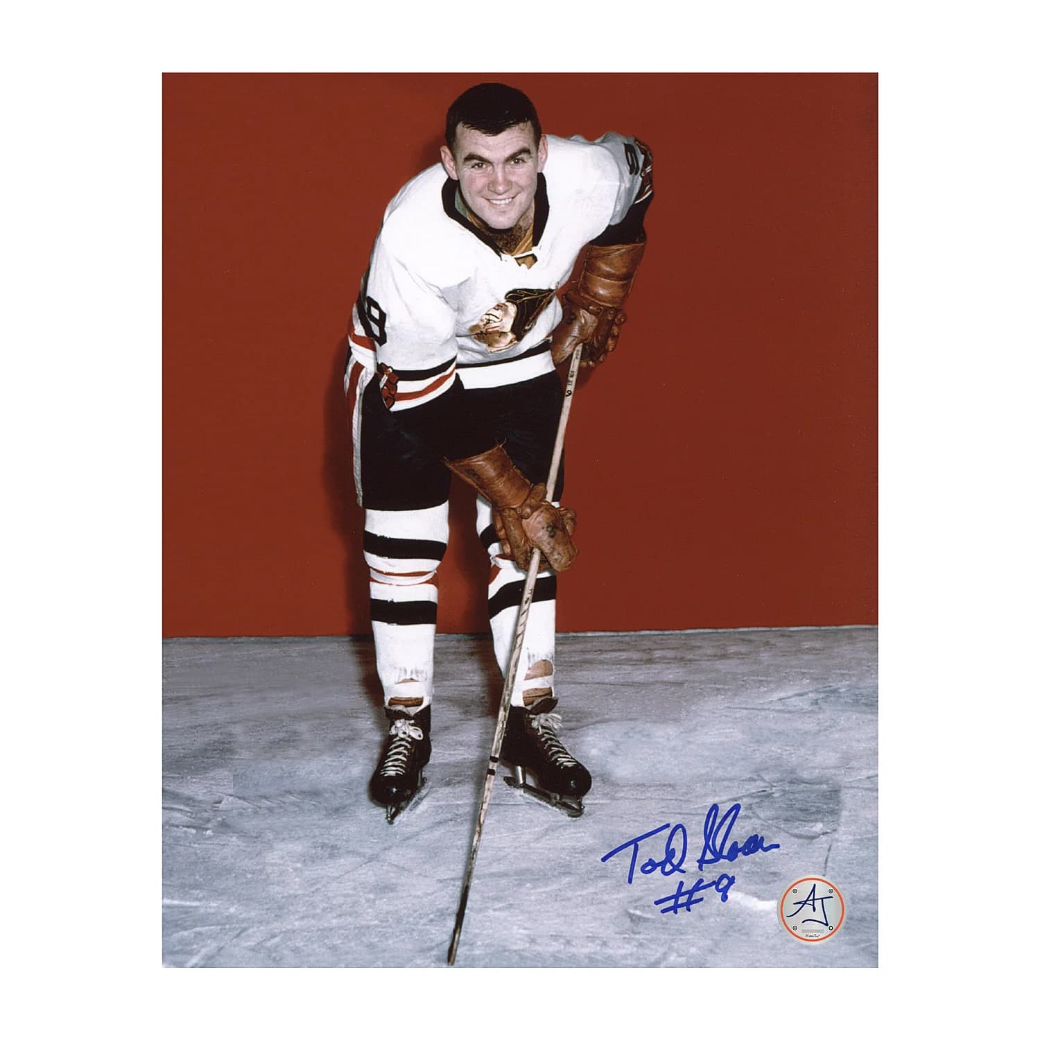 Tod Sloan Autographed Chicago Blackhawks Portrait 8x10 Photo Tod Sloan Photo 8x10-portrait, Chicago Blackhawks, supplier stock photo