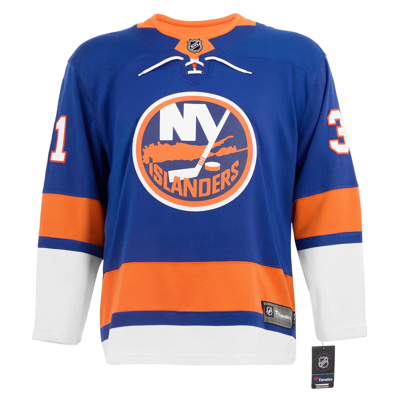 Billy Smith Autographed New York Islanders Fanatics Breakaway Jersey Billy Smith Jersey breakaway, New York Islanders, view 2, supplier stock photo