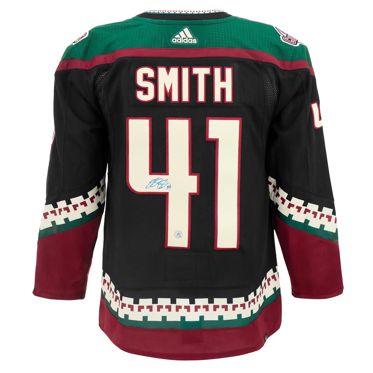 Mike Smith Autographed Arizona Coyotes Black Kachina adidas Jersey Mike Smith Jersey black-kachina-adidas, Arizona Coyotes, supplier stock photo