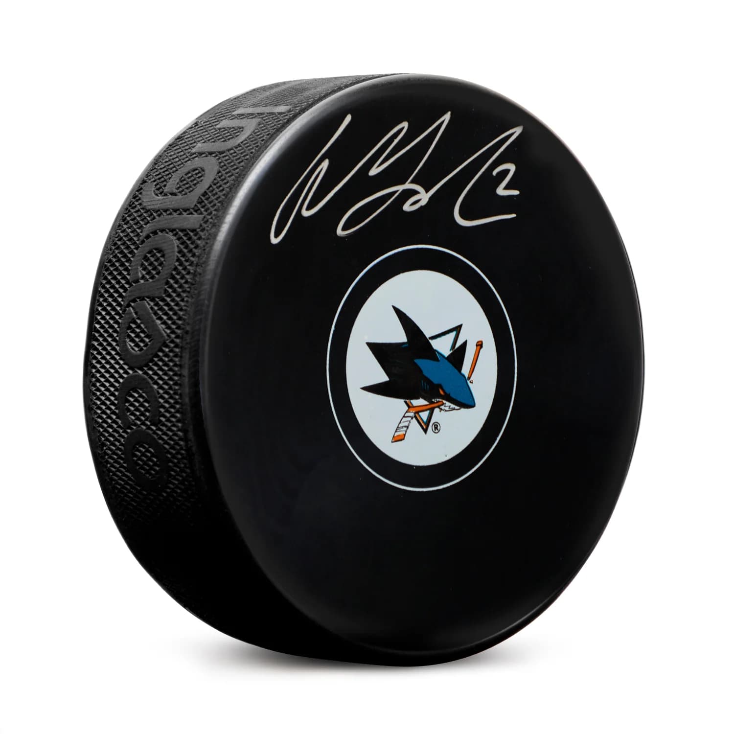Will Smith Autographed San Jose Sharks Hockey Puck Will Smith Puck hockey, San Jose Sharks, supplier stock photo