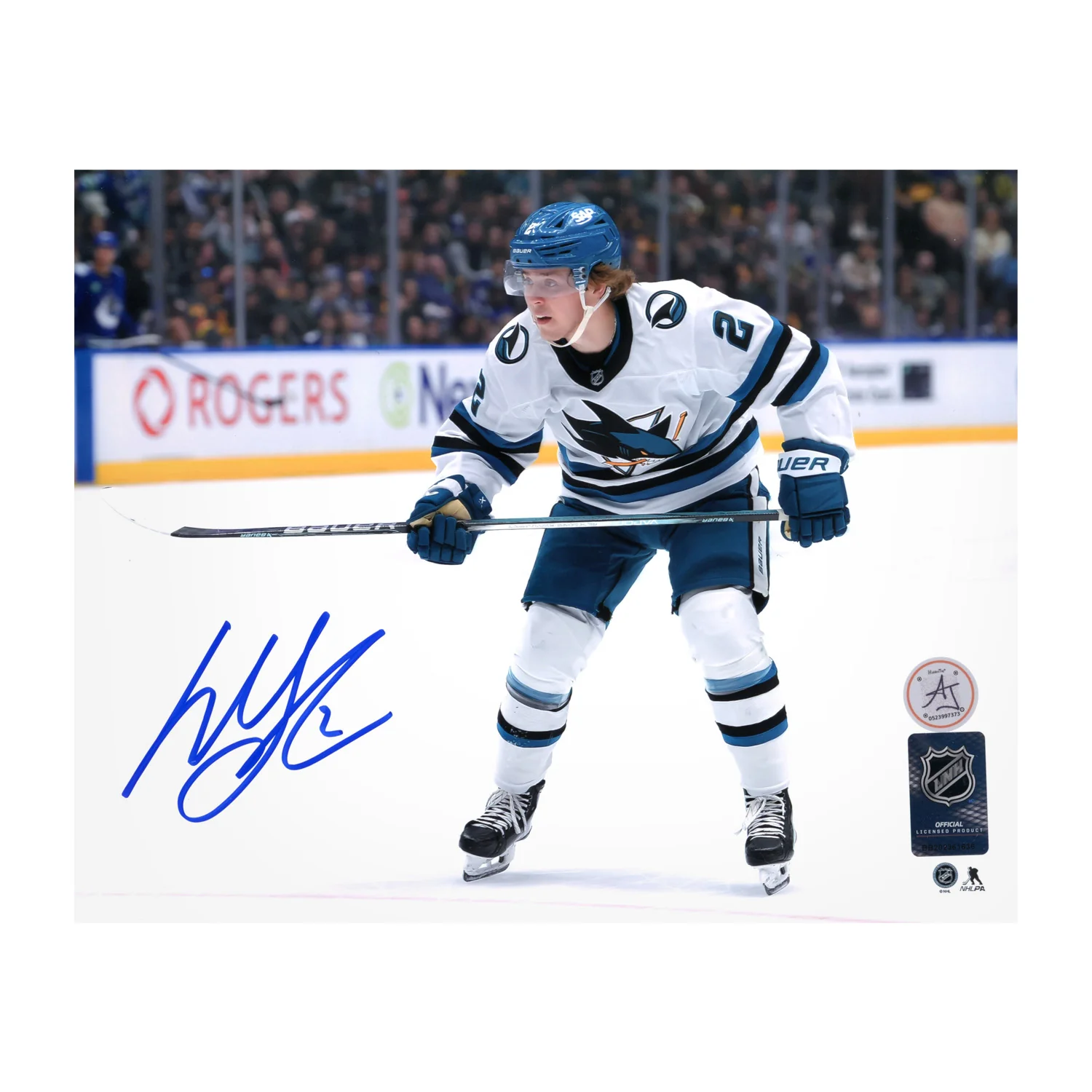 Will Smith Autographed San Jose Sharks Road Trip 8x10 Photo Will Smith Photo 8x10-road-trip, San Jose Sharks, supplier stock photo