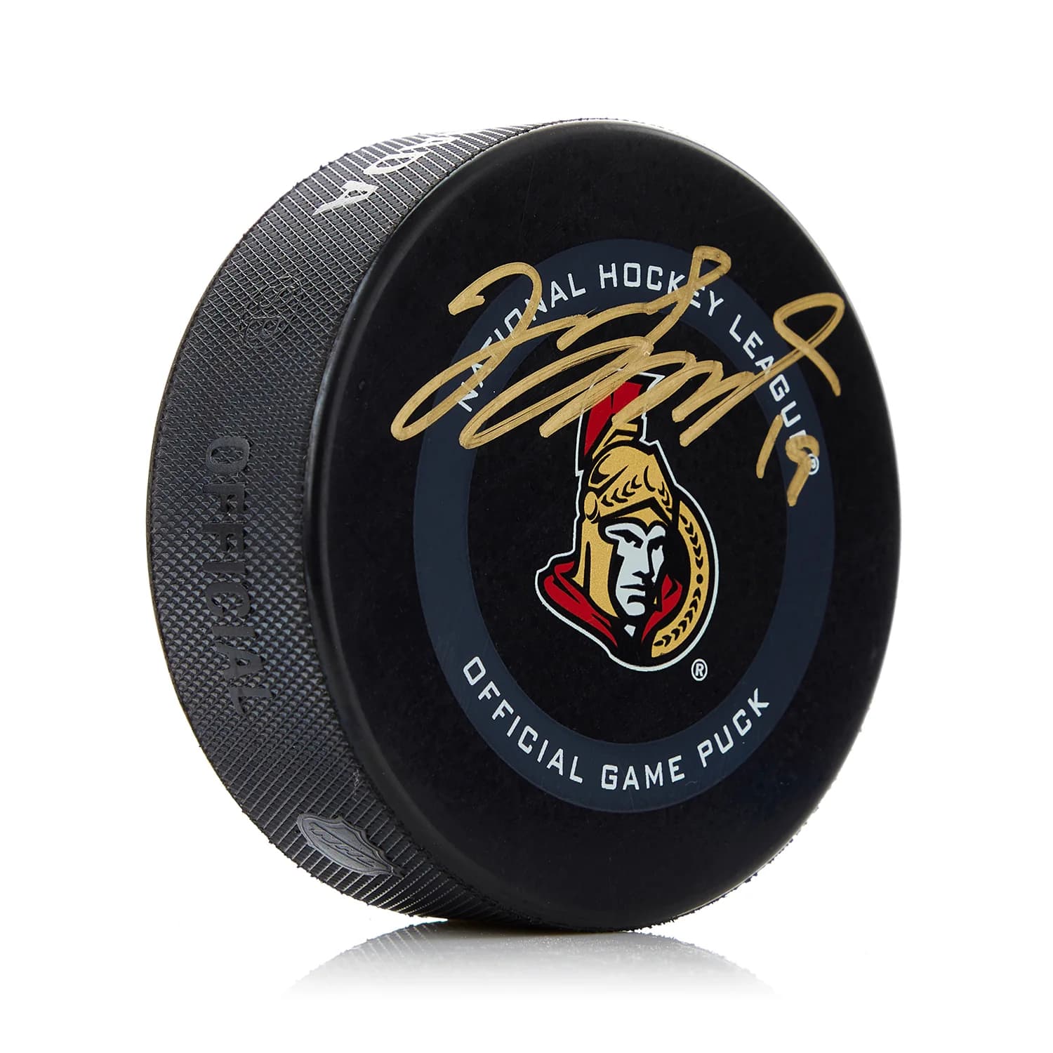Jason Spezza Autographed Ottawa Senators Official Game Puck Jason Spezza Puck game, Ottawa Senators, supplier stock photo
