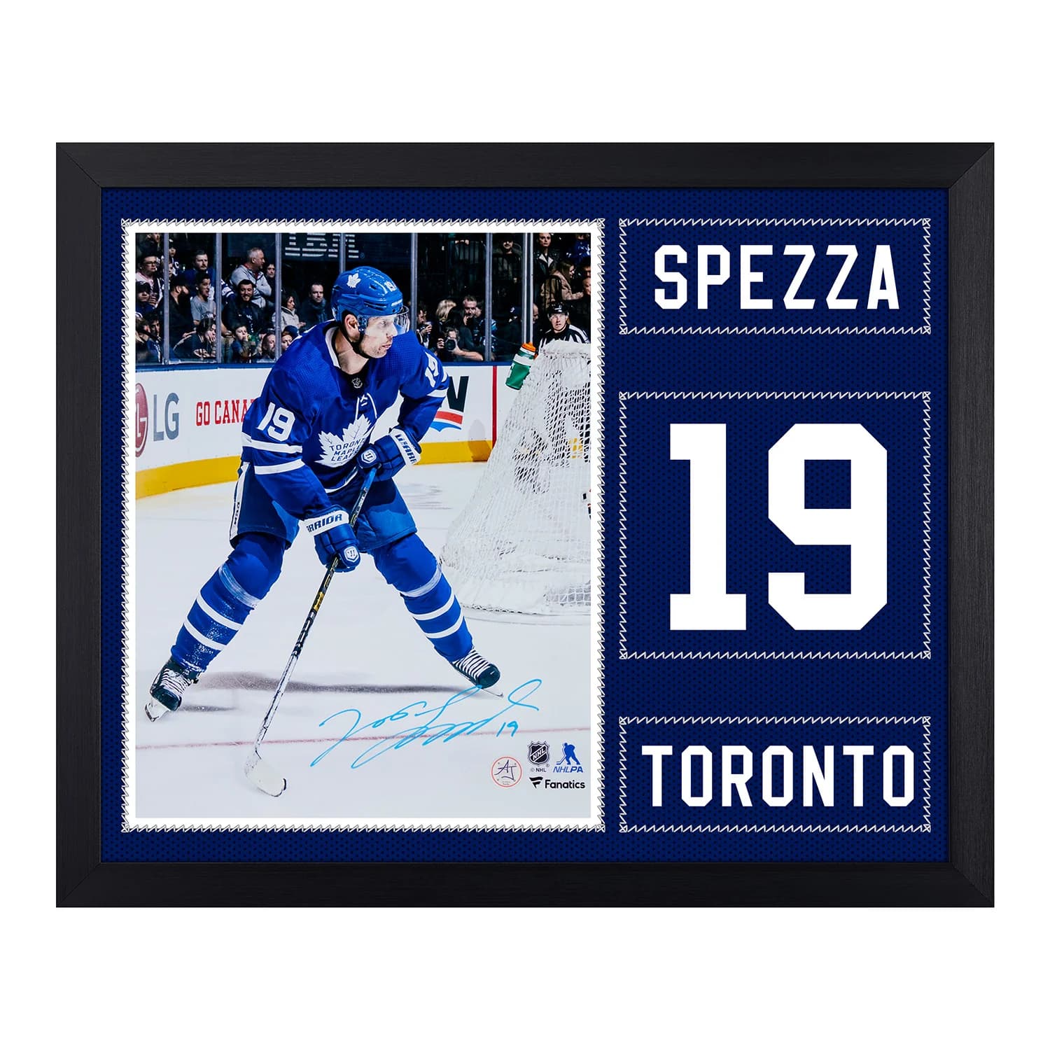Jason Spezza Autographed Toronto Maple Leafs Uniform Graphic 19x23 Frame Jason Spezza Jersey 19x23-uniform-graphic-frame, Toronto Maple Leafs, supplier stock photo