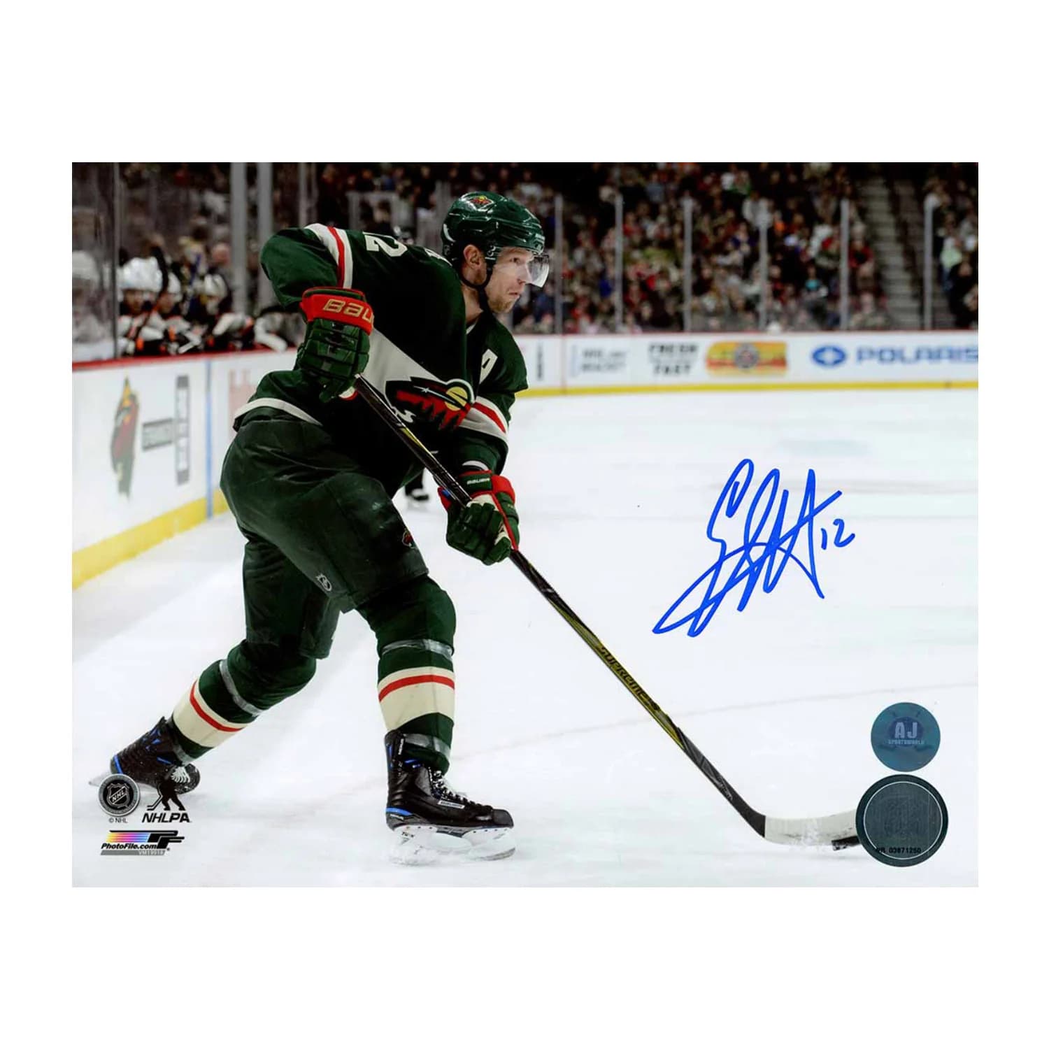 Eric Staal Autographed Minnesota Wild Goal Sniper 8x10 Photo Eric Staal Photo 8x10-goal-sniper, Minnesota Wild, supplier stock photo