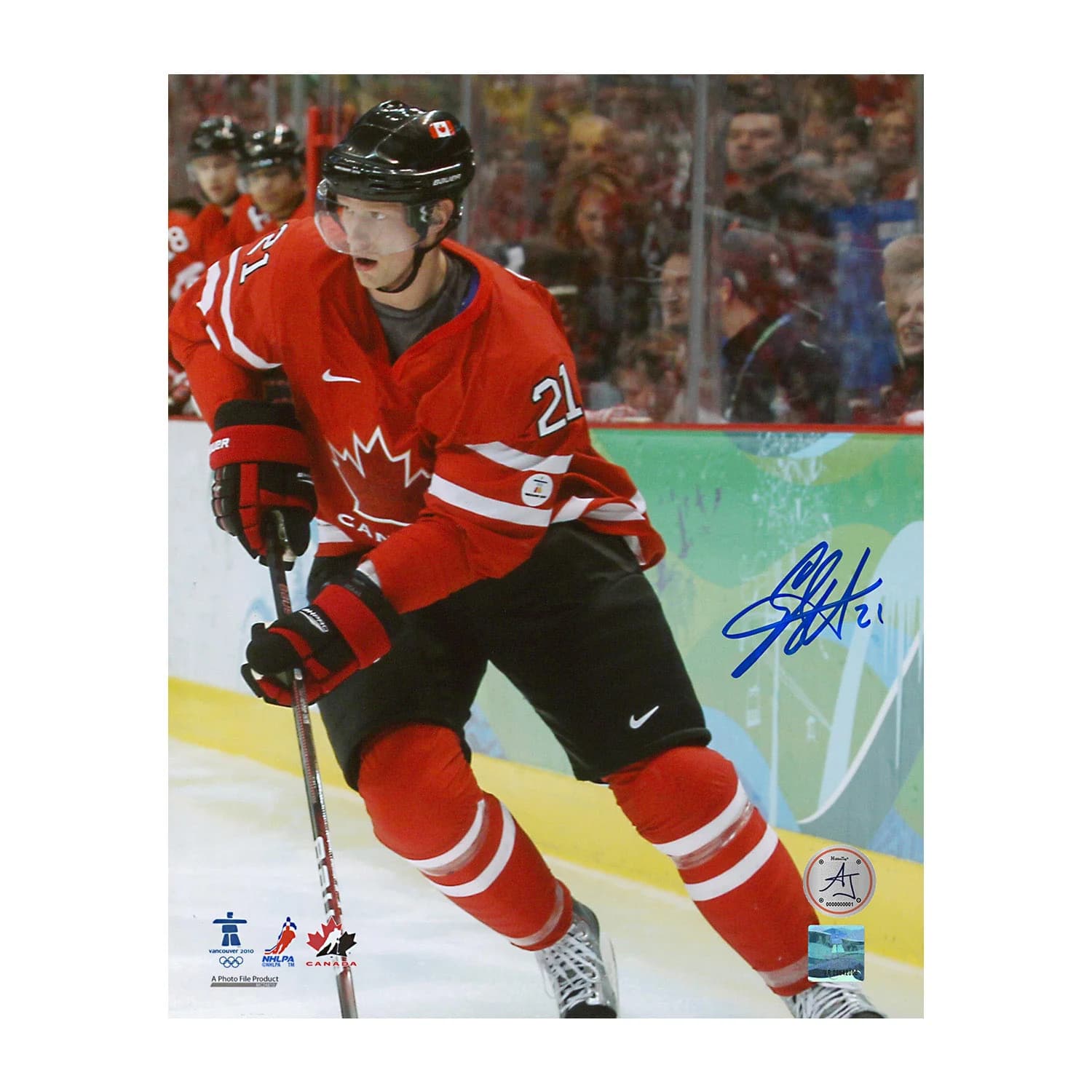 Eric Staal Autographed Team Canada Olympic Hockey 8x10 Photo Eric Staal Photo 8x10-team-canada-olympic-hockey, supplier stock photo
