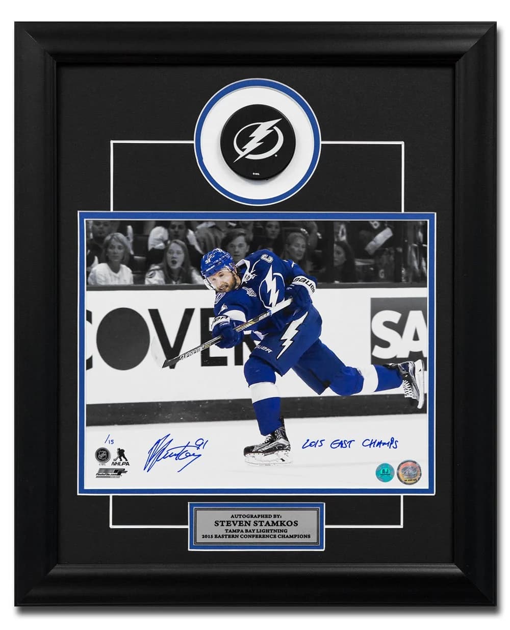Steven Stamkos Tampa Bay Signed & Inscribed 2015 Cup Finals 20x24 Frame /15 Steven Stamkos Other 20x24-tampa-bay-inscribed-2015-cup-finals, supplier stock photo