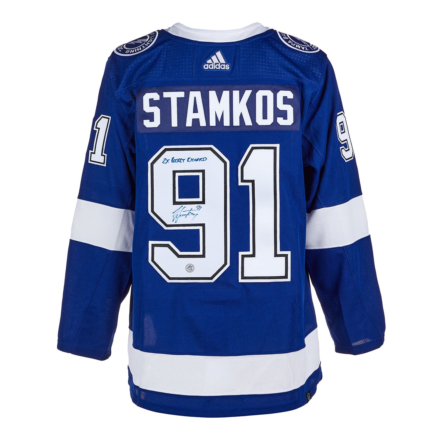 Steven Stamkos Signed Tampa Bay Lightning Rocket Trophy adidas Jersey Steven Stamkos Jersey rocket-trophy-adidas, Tampa Bay Lightning, supplier stock photo