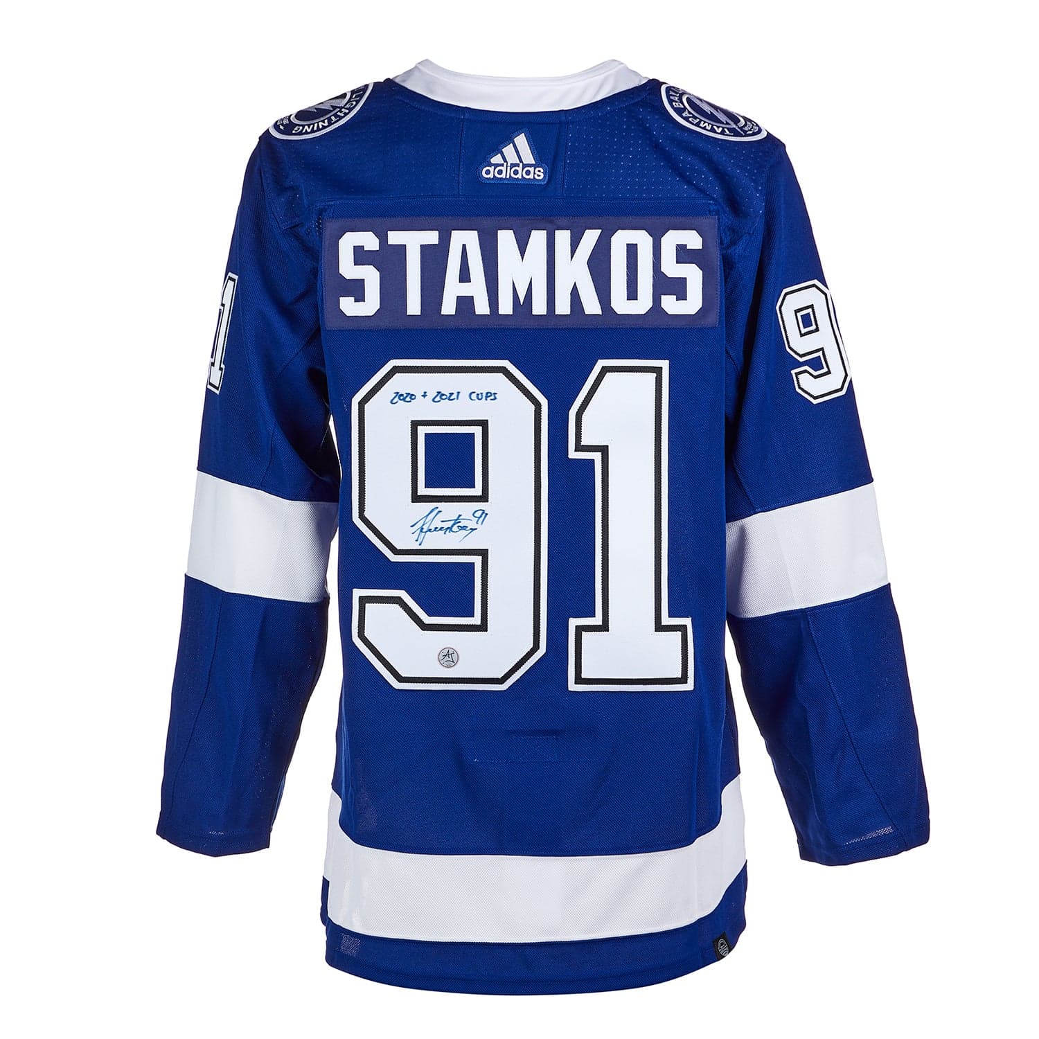 Steven Stamkos Tampa Bay Lightning Signed 2021 Stanley Cup adidas Jersey Steven Stamkos Jersey 2021-stanley-cup-adidas, Tampa Bay Lightning, supplier stock photo