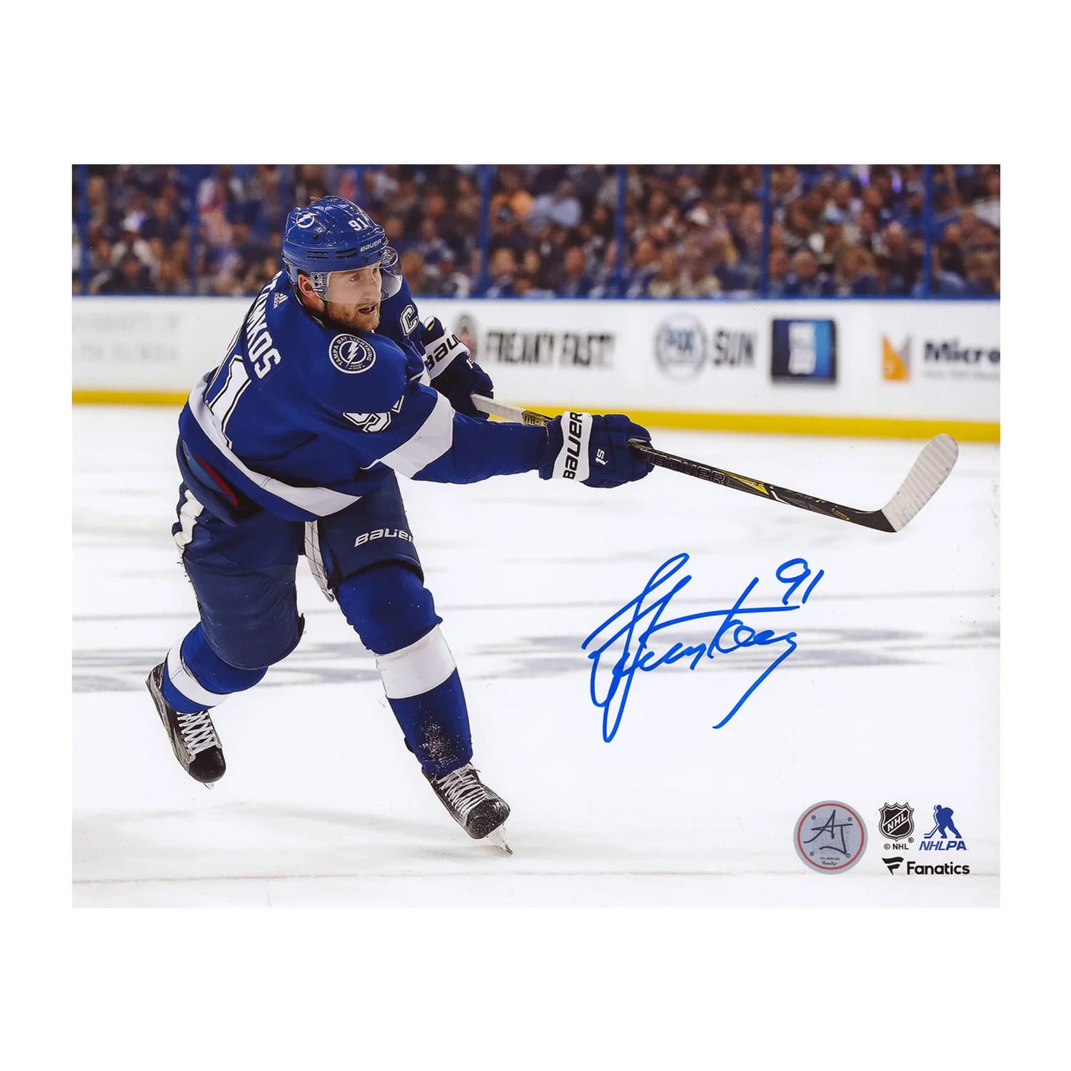 Steven Stamkos Autographed Tampa Bay Lightning Shooting 8x10 Photo Steven Stamkos Photo 8x10-shooting, Tampa Bay Lightning, supplier stock photo