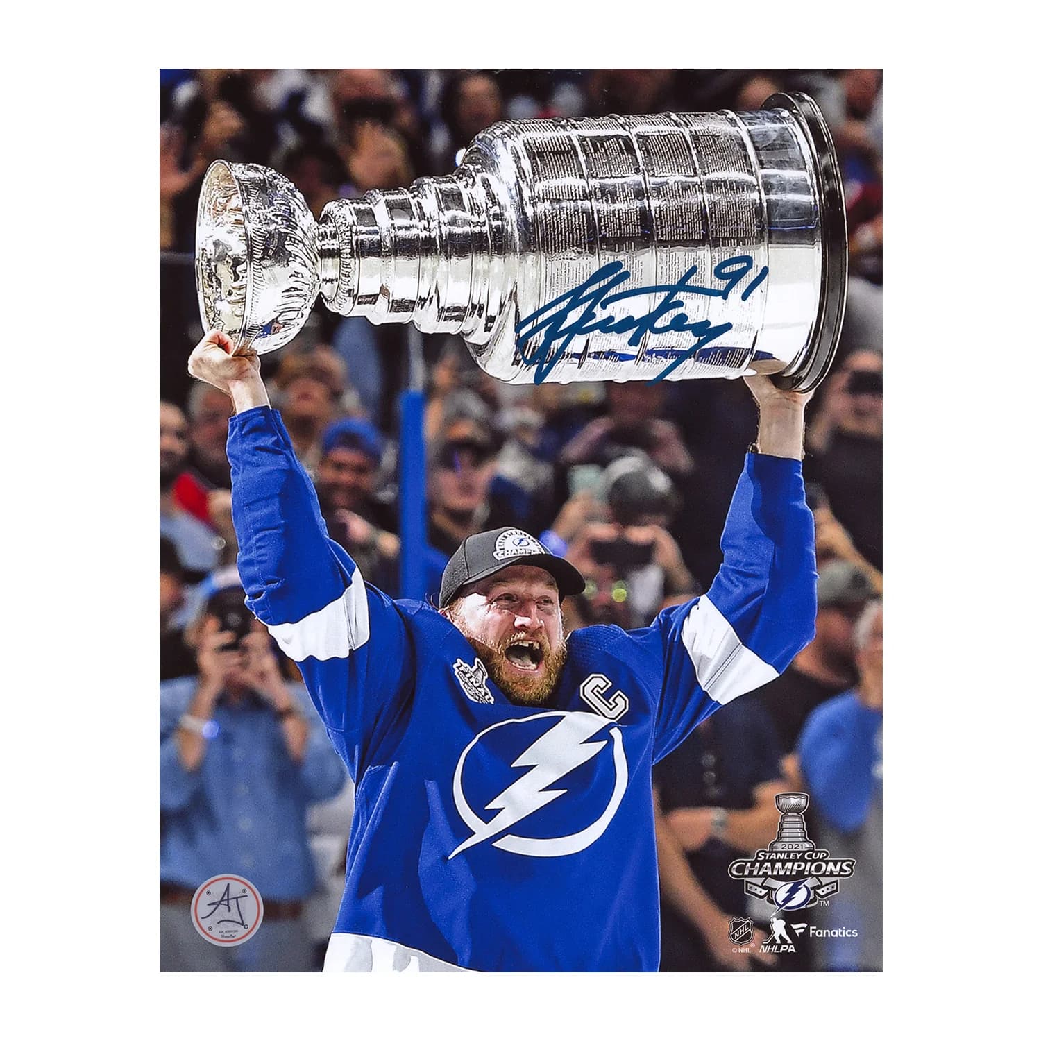 Steven Stamkos Signed Tampa Bay Lightning Stanley Cup 8x10 Photo Steven Stamkos Photo 8x10-stanley-cup, Tampa Bay Lightning, supplier stock photo