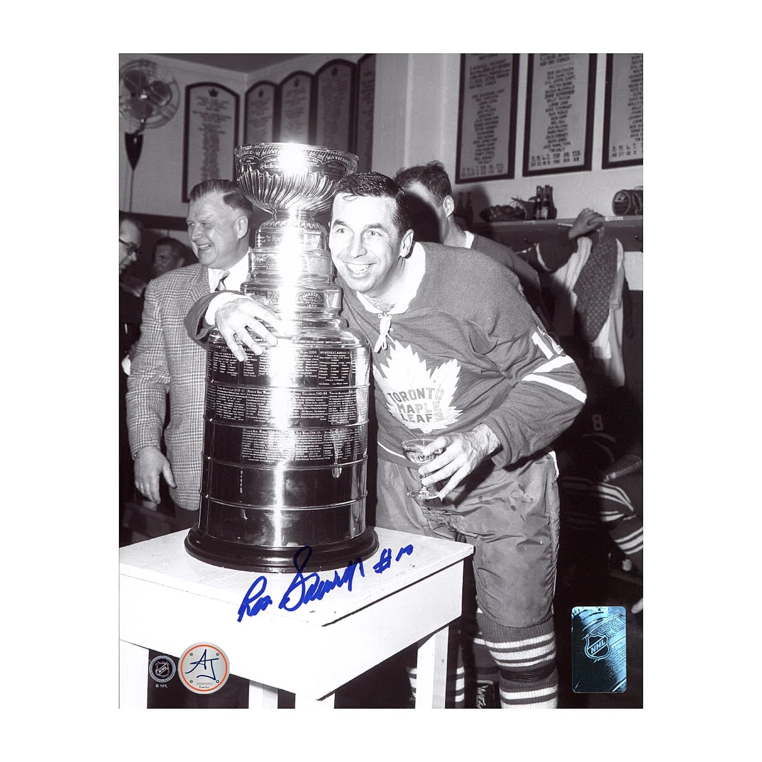 Ron Stewart Autographed Toronto Maple Leafs Stanley Cup 8x10 Photo Ron Stewart Photo 8x10-stanley-cup, Toronto Maple Leafs, supplier stock photo