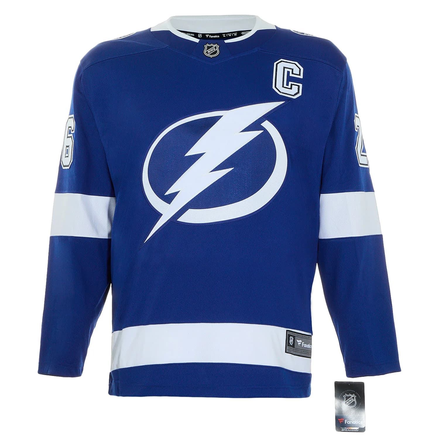 Martin St Louis Autographed Tampa Bay Lightning Fanatics Breakaway Jersey Martin St Louis Jersey breakaway, Tampa Bay Lightning, view 2, supplier stock photo