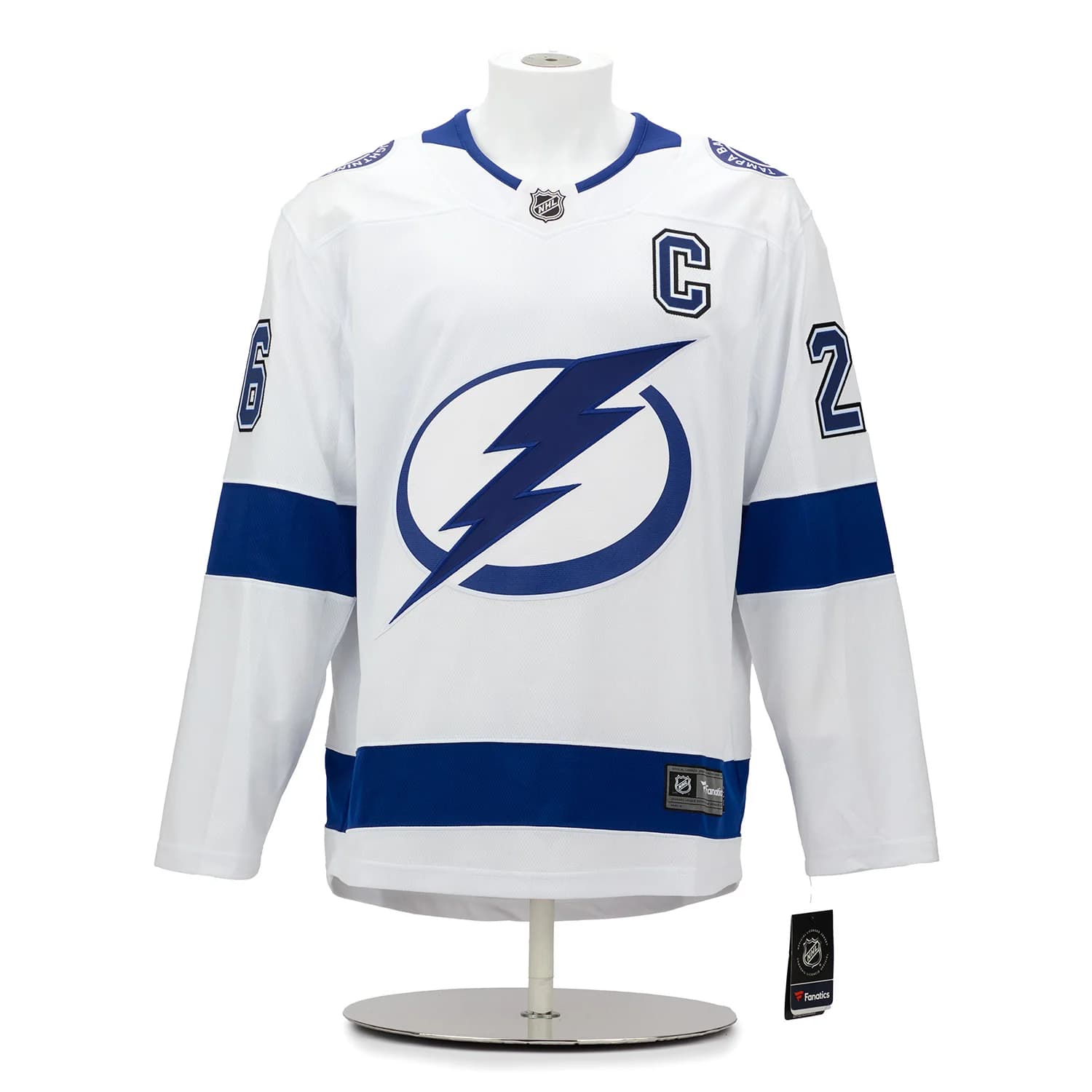 Martin St Louis Signed Tampa Bay Lightning Storm Art Jersey #21/26 Martin St Louis Jersey martin-st-louis-tampa-bay-lightning, Tampa Bay Lightning, view 2, supplier stock photo