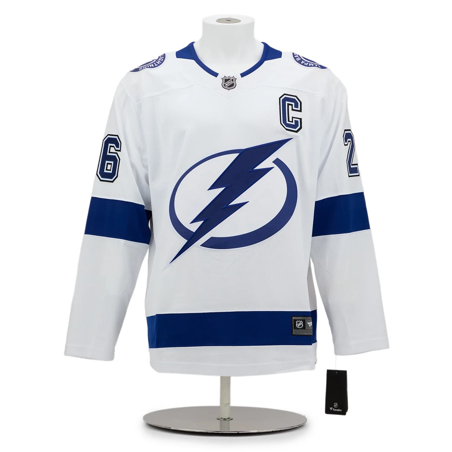 Martin St Louis Signed Tampa Bay Lightning Storm Art Jersey #11/26 Martin St Louis Jersey martin-st-louis-tampa-bay-lightning, Tampa Bay Lightning, view 2, supplier stock photo