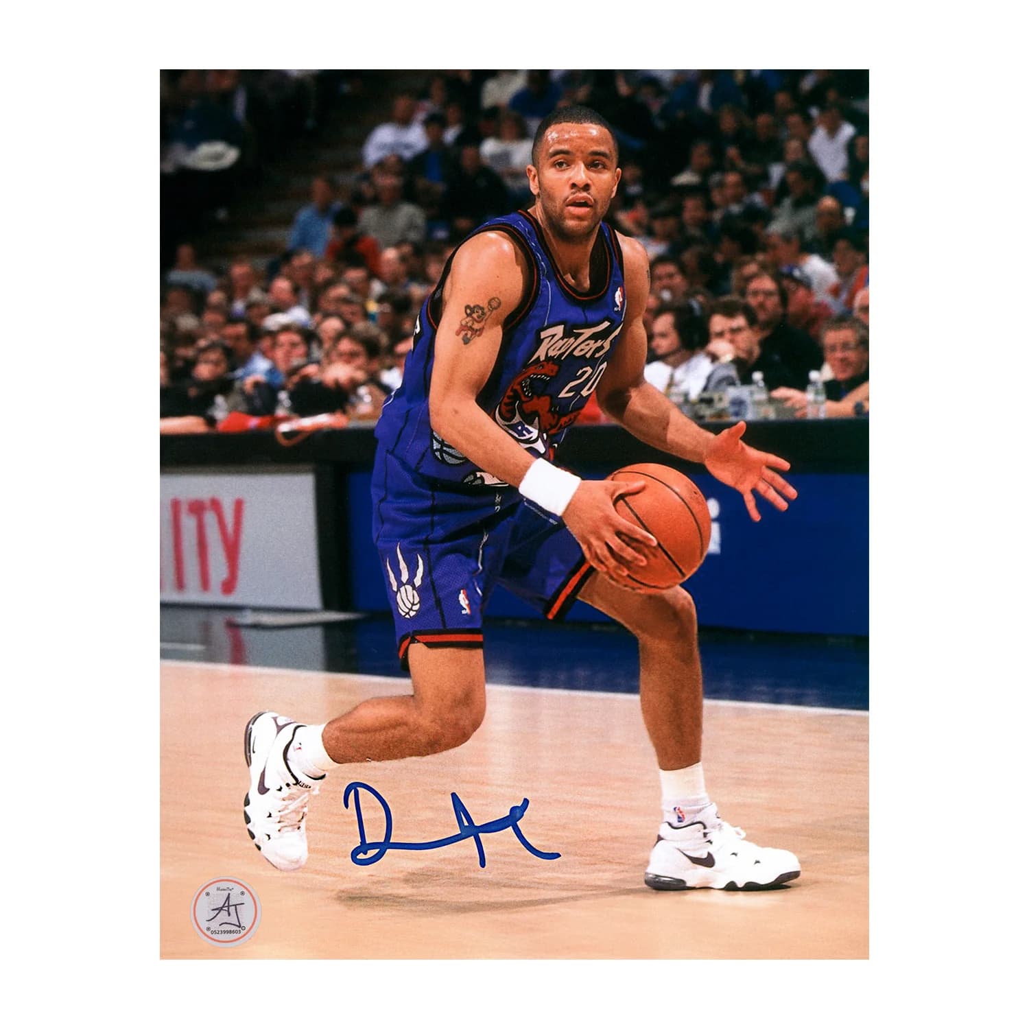 Damon Stoudamire Autographed Toronto Raptors Basketball 8x10 Photo Damon Stoudamire Photo 8x10-toronto-raptors-basketball, supplier stock photo