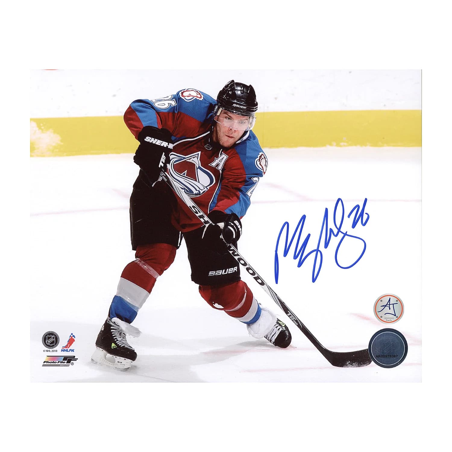 Paul Stastny Autographed Colorado Avalanche Shooting 8x10 Photo Paul Stastny Photo 8x10-shooting, Colorado Avalanche, supplier stock photo