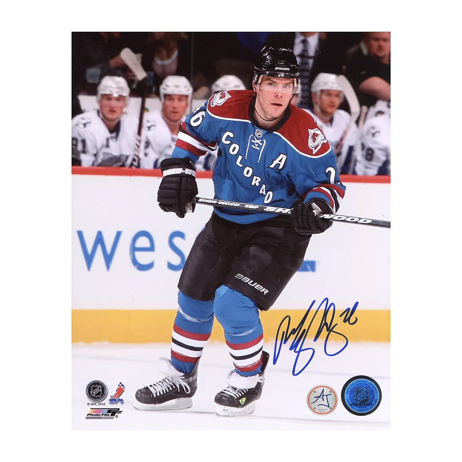 Paul Stastny Signed Colorado Avalanche Hockey 8x10 Photo Paul Stastny Photo 8x10-hockey, Colorado Avalanche, supplier stock photo