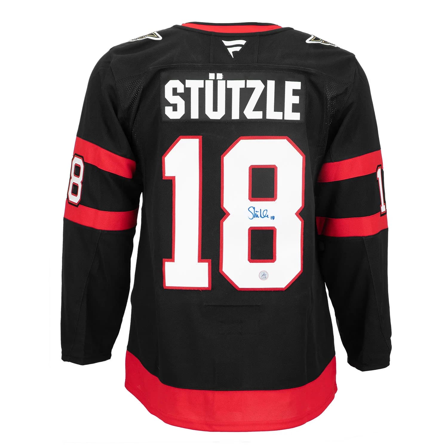 Tim Stutzle Autographed Ottawa Senators Fanatics Premium Jersey Tim Stutzle Jersey premium, Ottawa Senators, supplier stock photo