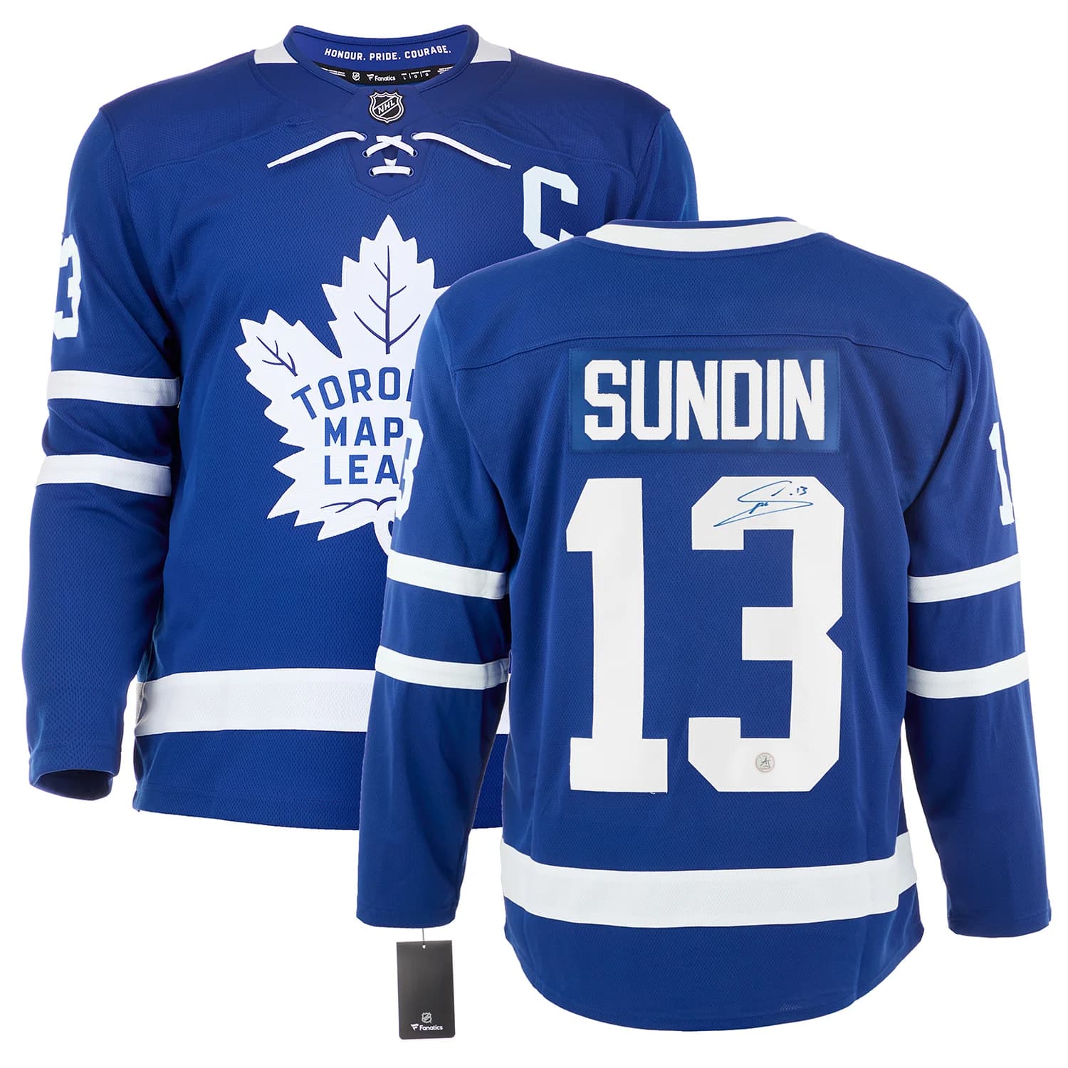 Mats Sundin Autographed Toronto Maple Leafs Fanatics Breakaway Jersey Mats Sundin Jersey breakaway, Toronto Maple Leafs, view 3, supplier stock photo