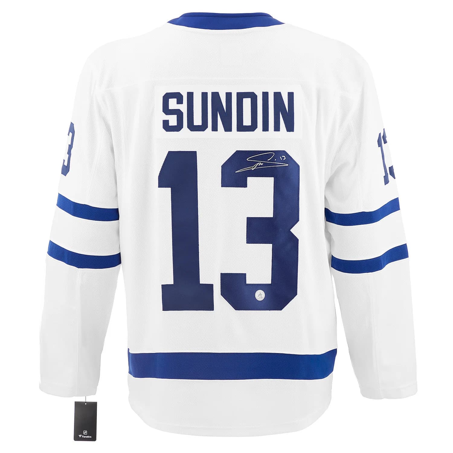 Mats Sundin Signed Toronto Maple Leafs White Fanatics Breakaway Jersey Mats Sundin Jersey white-breakaway, Toronto Maple Leafs, supplier stock photo