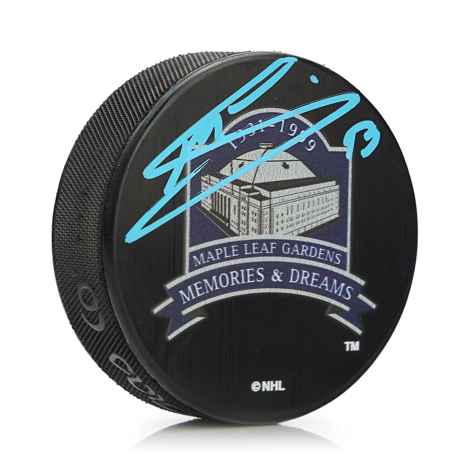 Mats Sundin Signed Toronto Maple Leaf Gardens Memories & Dreams Puck Mats Sundin Puck toronto-maple-leaf-gardens-memories-dreams, supplier stock photo