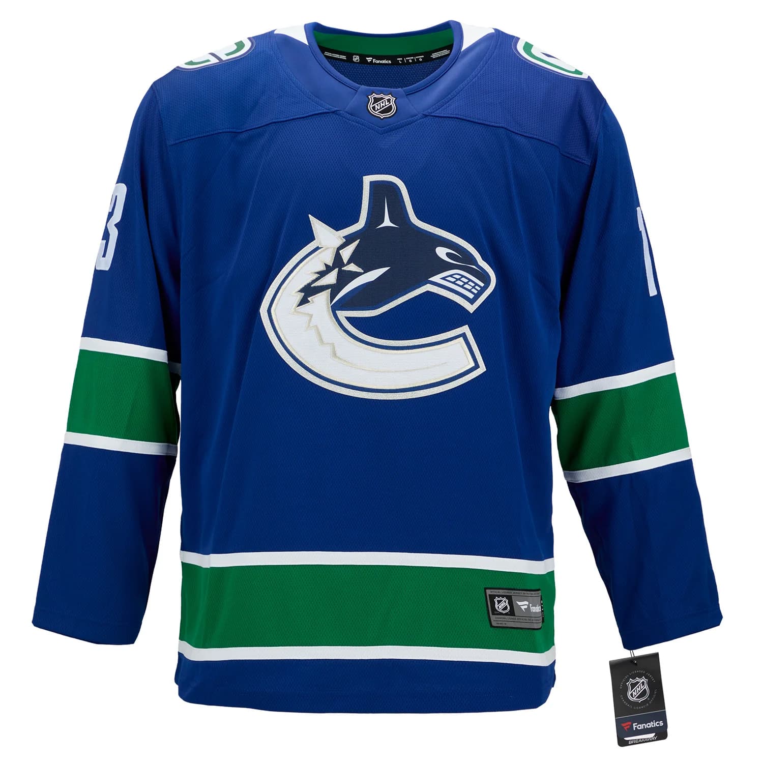 Mats Sundin Autographed Vancouver Canucks Fanatics Breakaway Jersey Mats Sundin Jersey breakaway, Vancouver Canucks, view 2, supplier stock photo