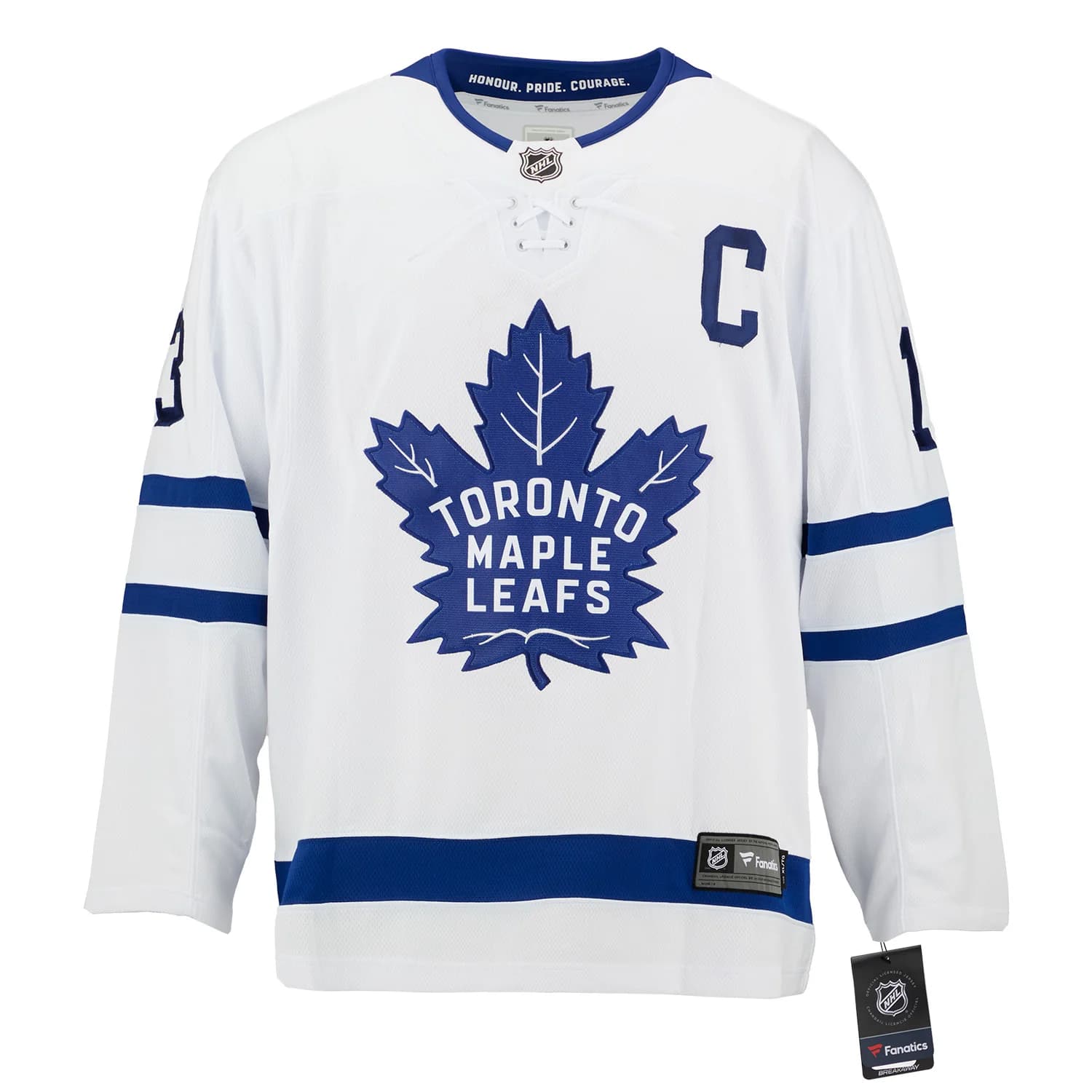 Mats Sundin Signed Toronto Maple Leafs Fanatics Jersey with Go Leafs Go Note Mats Sundin Jersey mats-sundin-toronto-maple-leafs-go, Toronto Maple Leafs, view 2, supplier stock photo