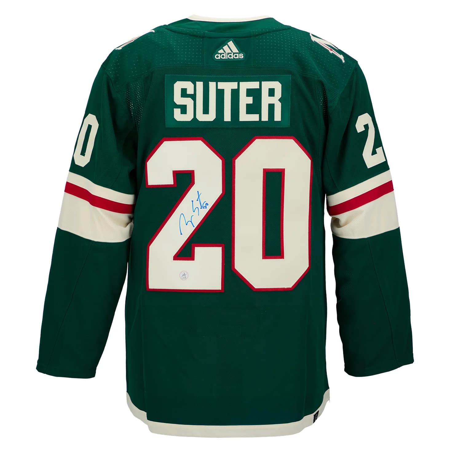 Ryan Suter Autographed Minnesota Wild adidas Jersey Ryan Suter Jersey adidas, Minnesota Wild, supplier stock photo