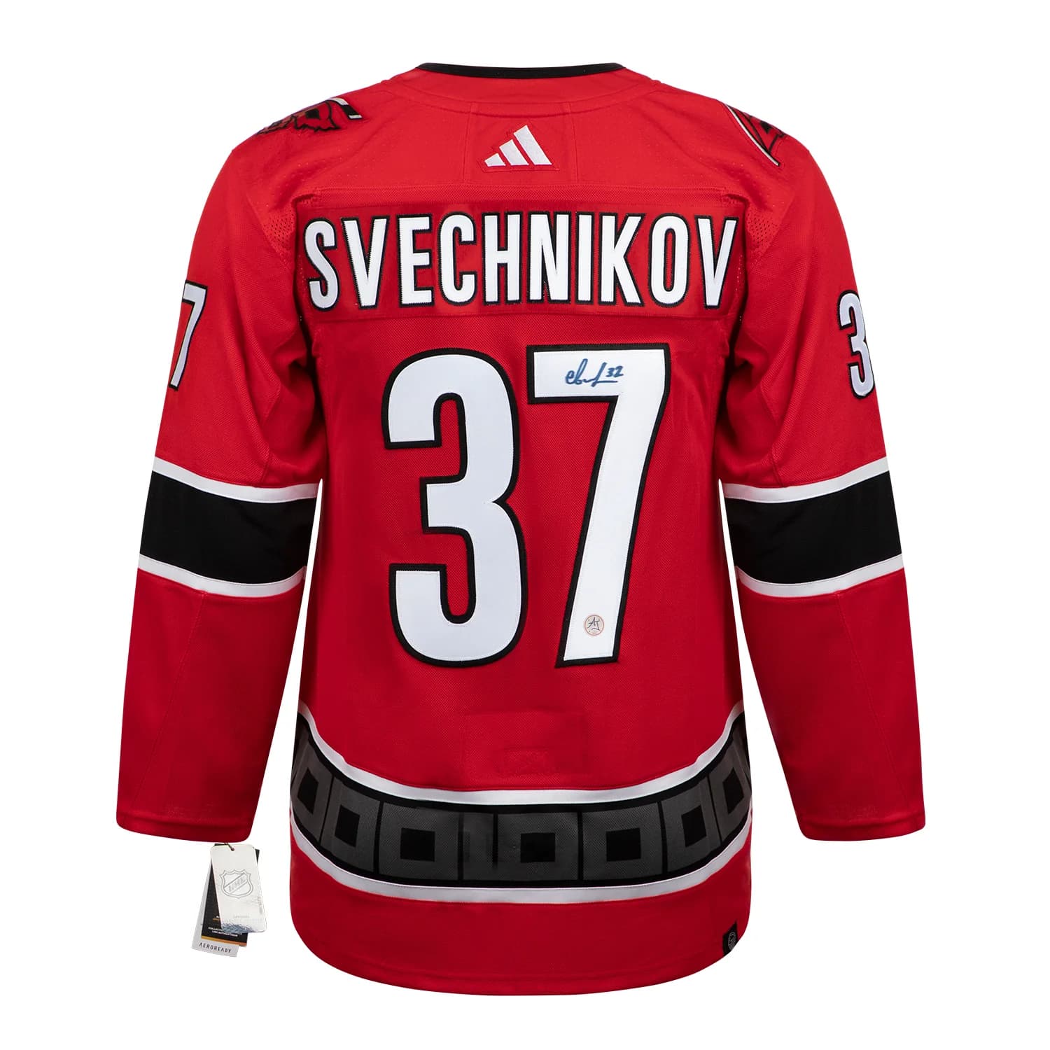 Andrei Svechnikov Signed Carolina Hurricanes Reverse Retro 2.0 adidas Jersey Andrei Svechnikov Jersey reverse-retro-2-0-adidas, Carolina Hurricanes, supplier stock photo