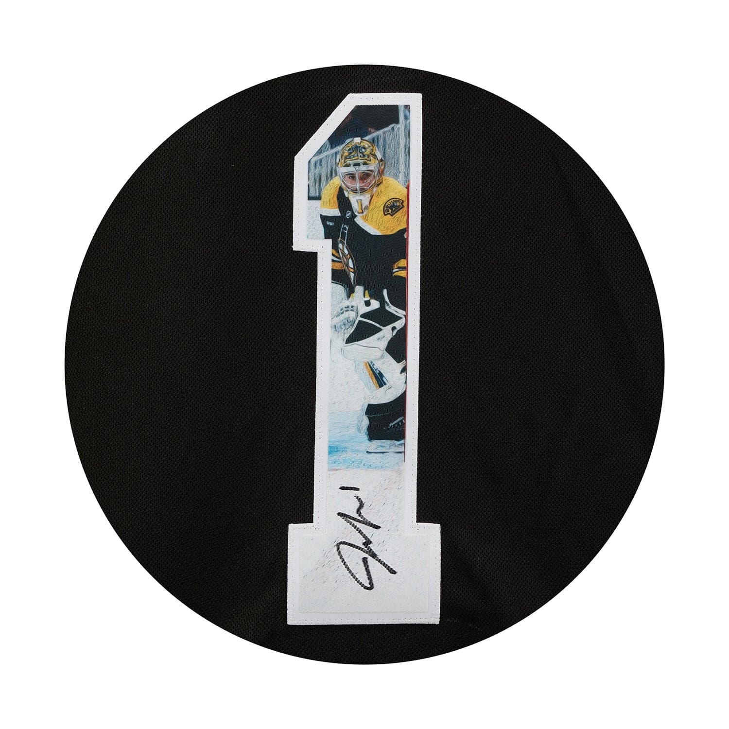Jeremy Swayman Signed Boston Bruins Goalie Art Jersey #11/25 Jeremy Swayman Jersey jeremy-swayman-boston-bruins-goalie-art, Boston Bruins, view 3, supplier stock photo