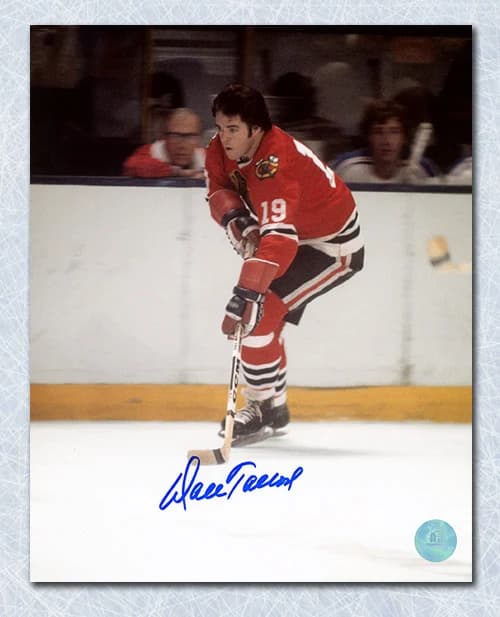 Dale Tallon Autographed Chicago Blackhawks Skating 8x10 Photo Dale Tallon Photo 8x10-skating, Chicago Blackhawks, supplier stock photo