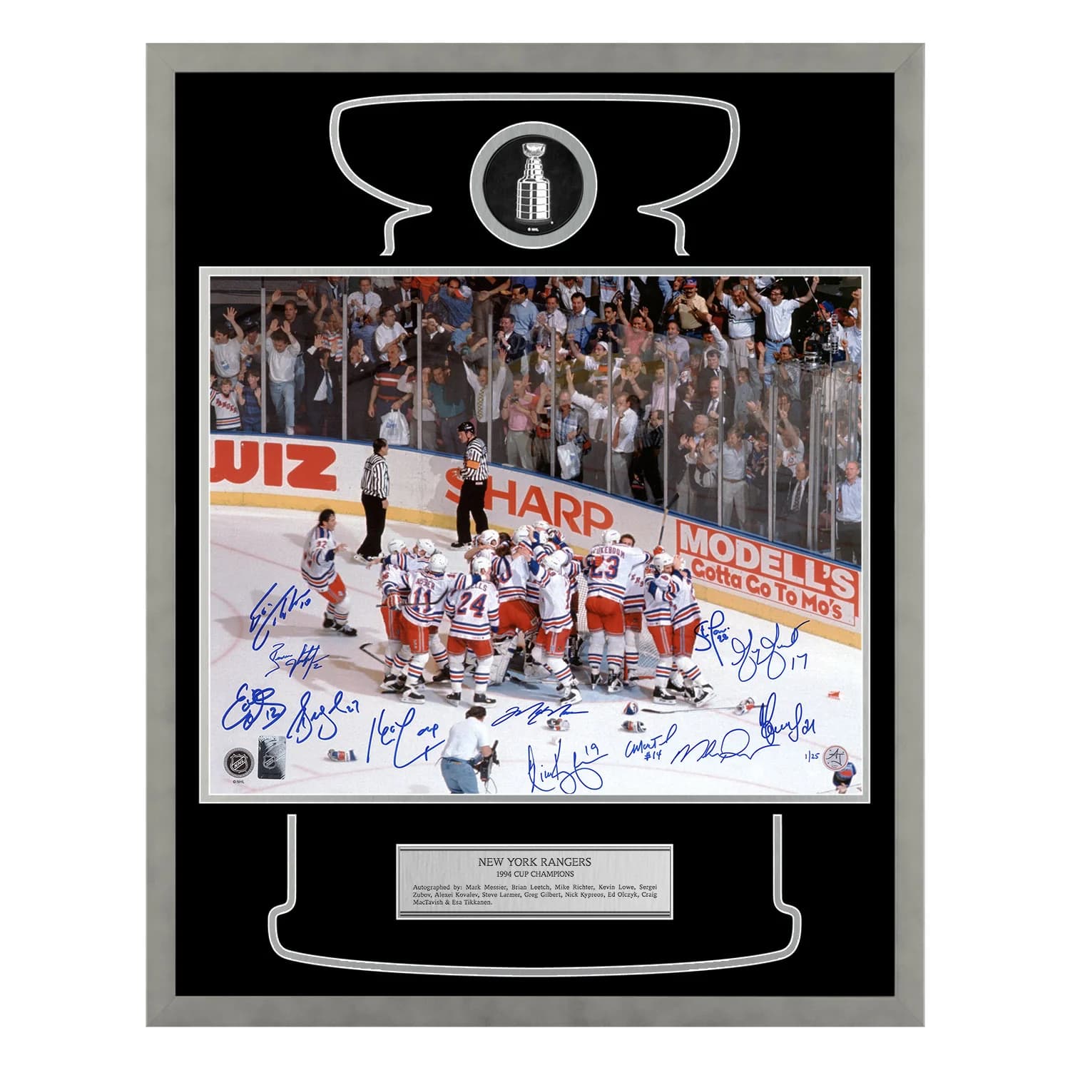 New York Rangers 12 Player Team Signed 1994 Cup Champions 24x30 Frame #1/25 Other 24x30-york-rangers-12-player-team-1994, New York Rangers, supplier stock photo