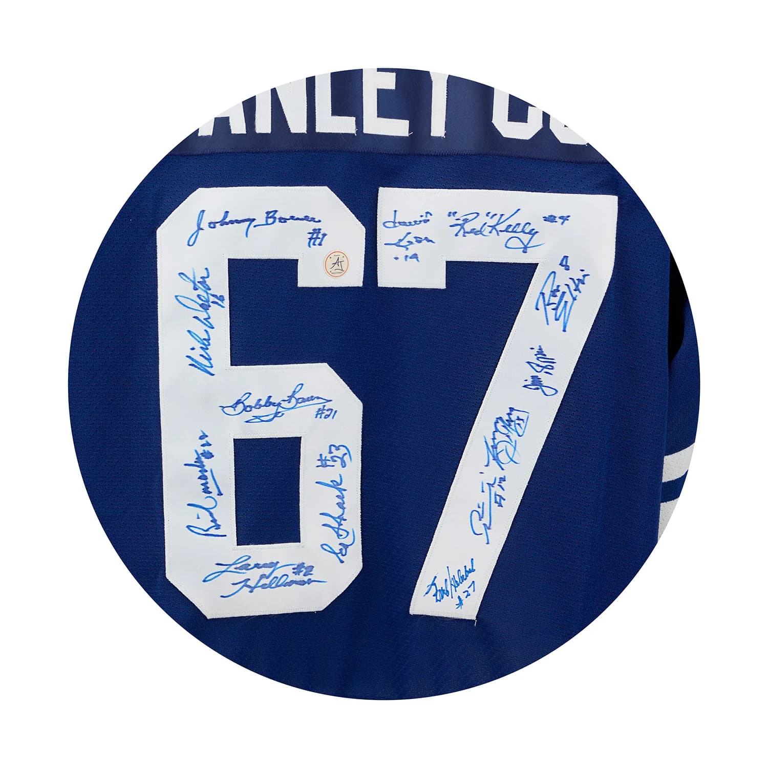 Toronto Maple Leafs 13 Player Team Signed 1967 Stanley Cup Vintage CCM Jersey Jersey toronto-maple-leafs-13-player-team, Toronto Maple Leafs, view 3, supplier stock photo