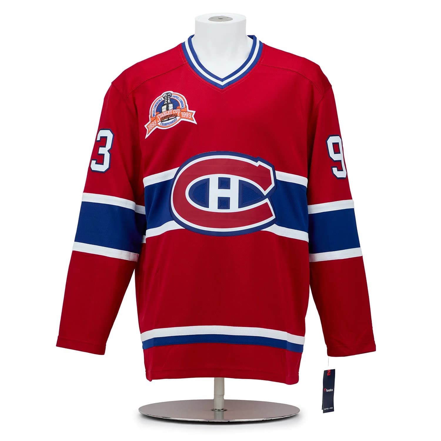 Montreal Canadiens 23 Player Team Signed 1993 Stanley Cup Jersey #45/93 Jersey 23-player-team-1993-stanley-cup, Montreal Canadiens, view 2, supplier stock photo