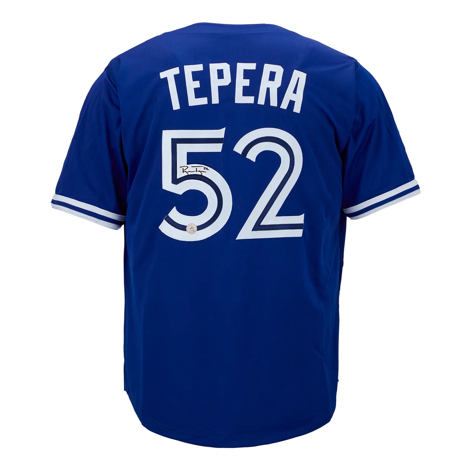 Ryan Tepera Autographed Toronto City Design Blue Baseball Jersey Ryan Tepera Jersey toronto-city-design-blue-baseball, supplier stock photo