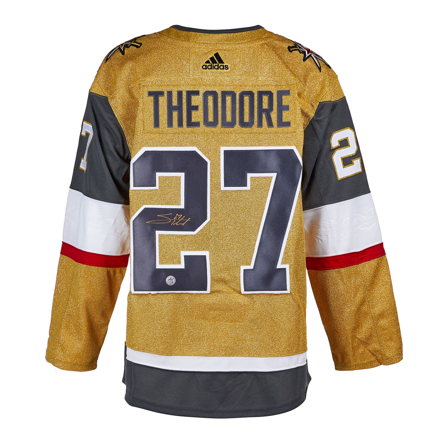 Shea Theodore Vegas Golden Knights Signed Stanley Cup adidas Jersey Shea Theodore Jersey stanley-cup-adidas, Vegas Golden Knights, supplier stock photo