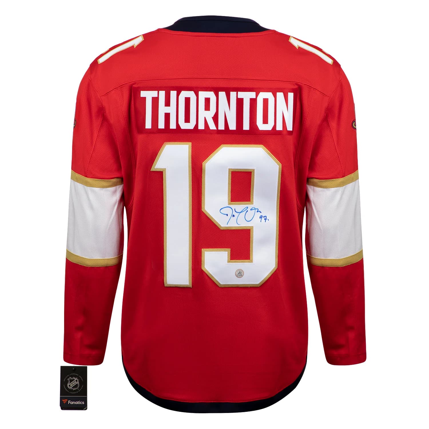 Joe Thornton Autographed Florida Panthers Red Fanatics Breakaway Jersey Joe Thornton Jersey red-breakaway, Florida Panthers, supplier stock photo