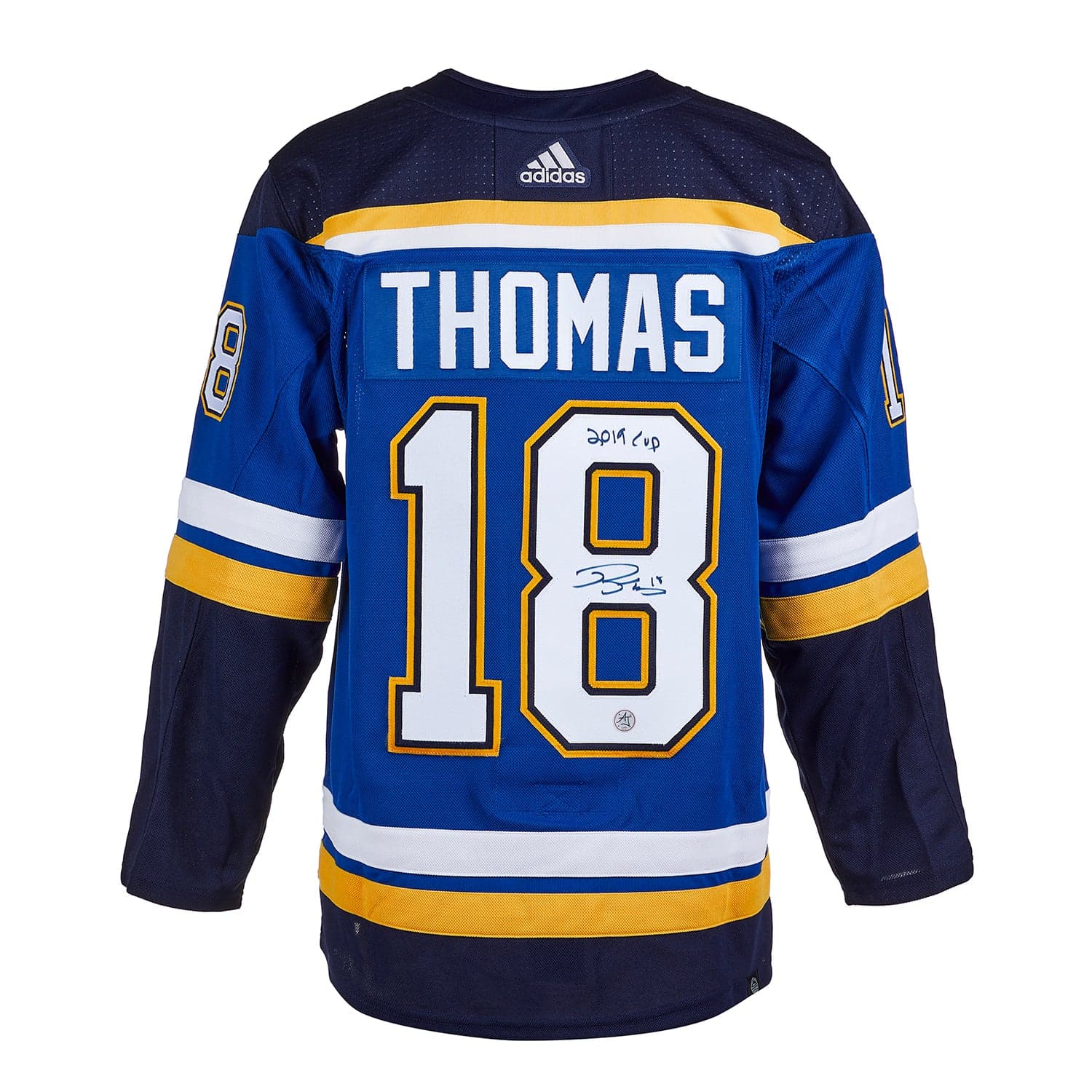 Robert Thomas St Louis Blues Signed 2019 Stanley Cup adidas Jersey Robert Thomas Jersey 2019-stanley-cup-adidas, St. Louis Blues, supplier stock photo