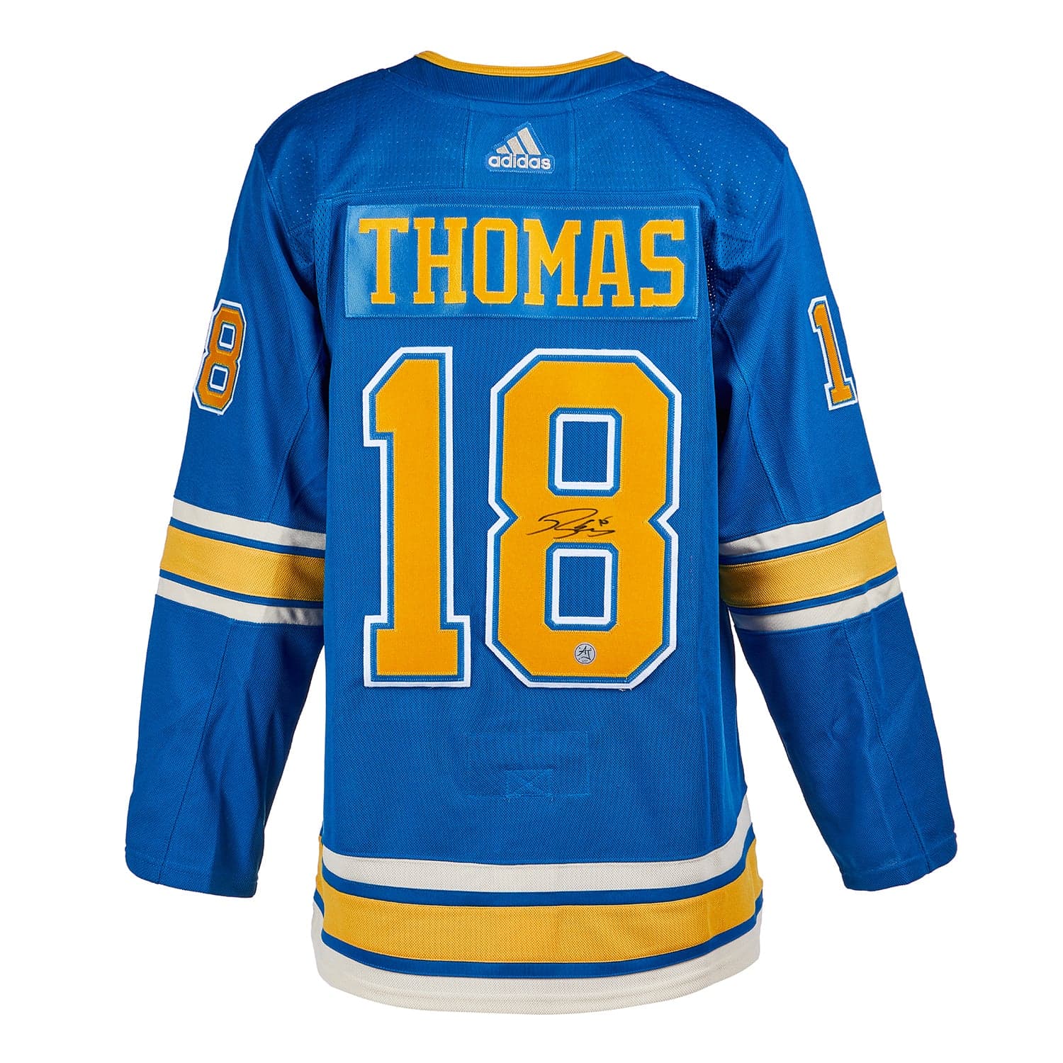 Robert Thomas Signed St Louis Blues adidas Jersey Robert Thomas Jersey adidas, St. Louis Blues, supplier stock photo
