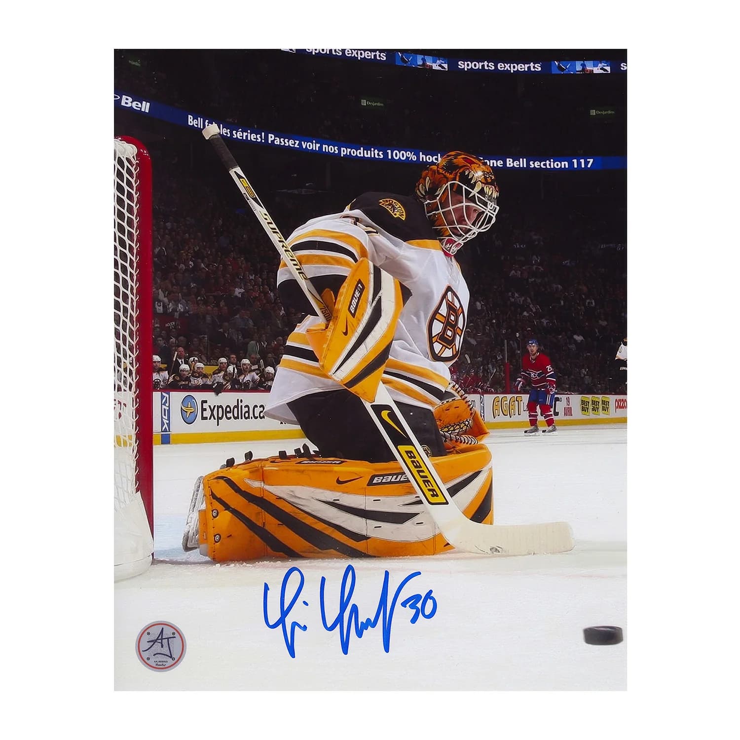 Tim Thomas Autographed Boston Bruins Goalie 8x10 Photo Tim Thomas Photo 8x10-goalie, Boston Bruins, supplier stock photo