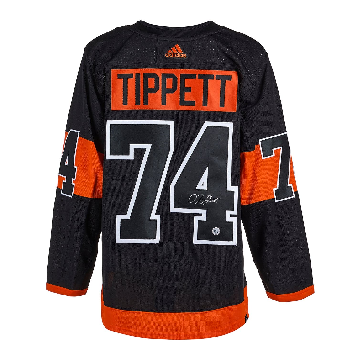 Owen Tippett Signed Philadelphia Flyers Alternate Black adidas Jersey Owen Tippett Jersey alternate-black-adidas, Philadelphia Flyers, supplier stock photo