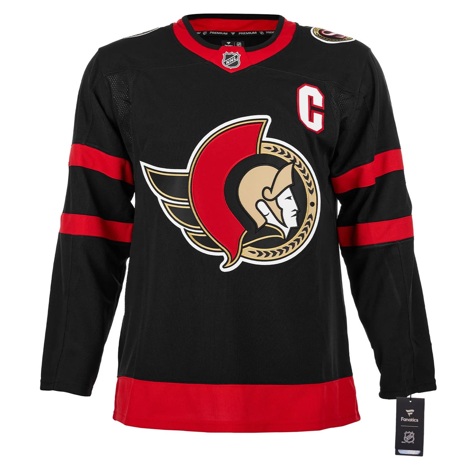 Brady Tkachuk Autographed Ottawa Senators Fanatics Premium Jersey Brady Tkachuk Jersey premium, Ottawa Senators, view 2, supplier stock photo