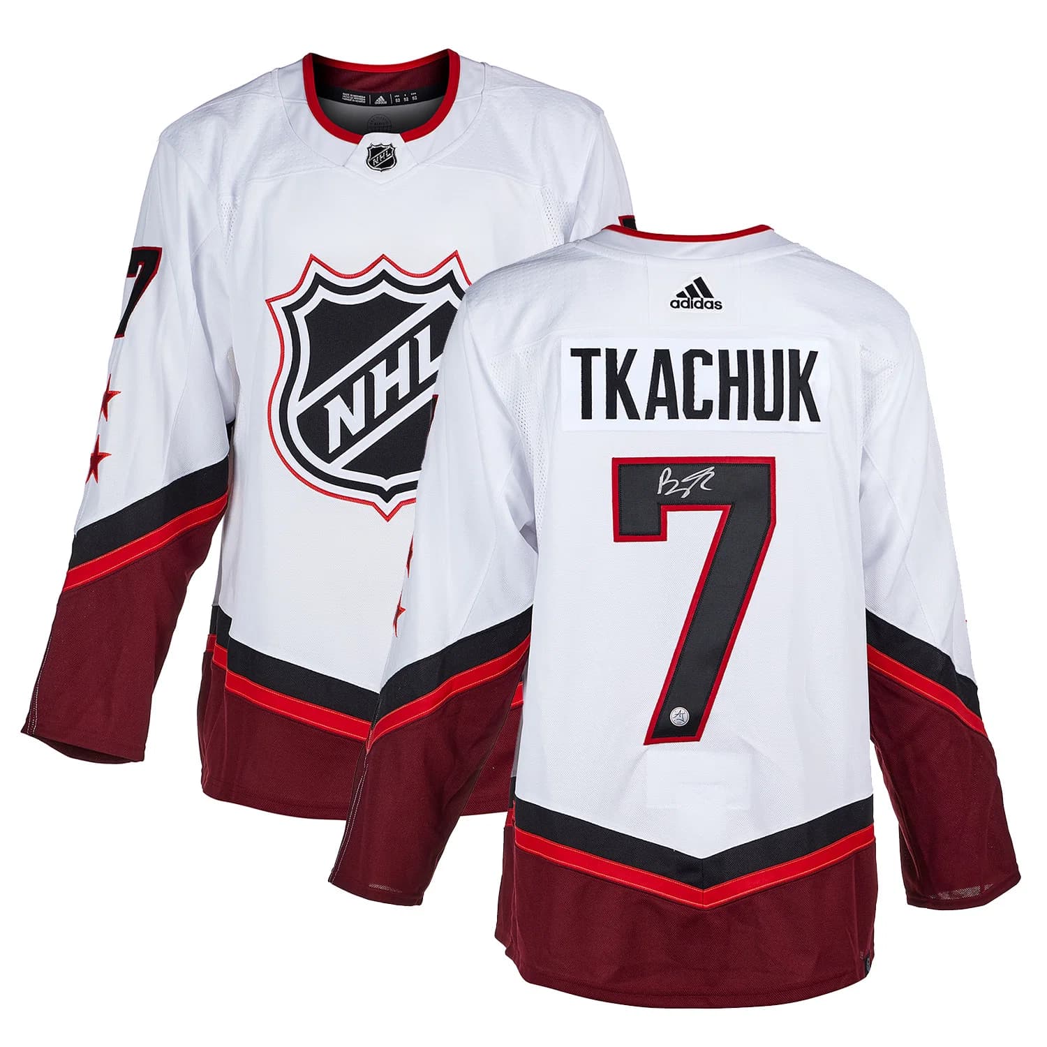 Brady Tkachuk Signed 2022 NHL All-Star Game adidas Jersey Brady Tkachuk Jersey 2022-nhl-all-star-game-adidas, view 3, supplier stock photo