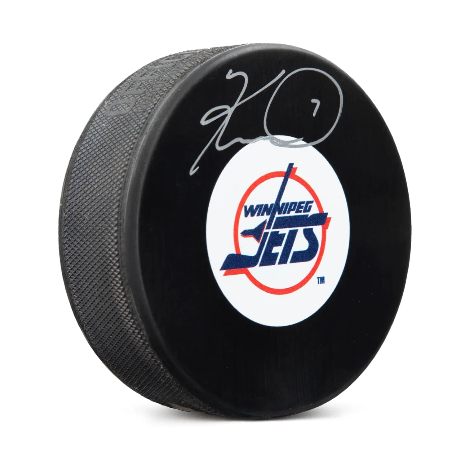 Keith Tkachuk Autographed Winnipeg Jets Vintage Logo Puck Keith Tkachuk Puck vintage-logo, Winnipeg Jets, supplier stock photo