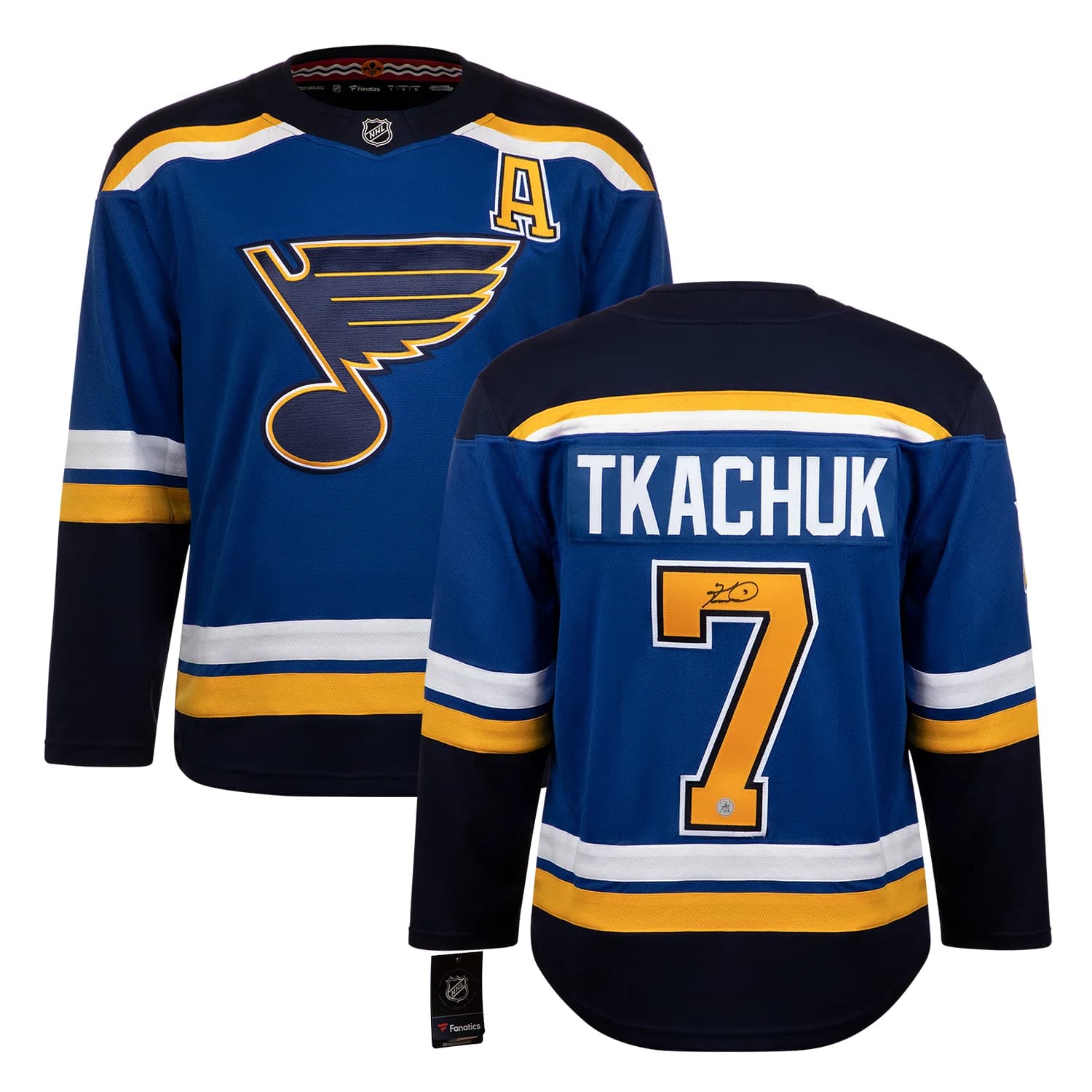 Keith Tkachuk Autographed St Louis Blues Blue Fanatics Breakaway Jersey Keith Tkachuk Jersey blue-breakaway, St. Louis Blues, view 3, supplier stock photo