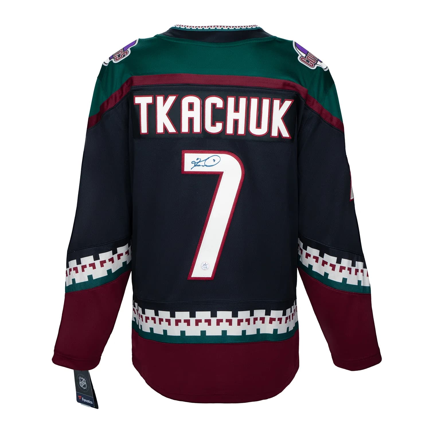 Keith Tkachuk Signed Arizona Coyotes Black Kachina Fanatics Breakaway Jersey Keith Tkachuk Jersey black-kachina-breakaway, Arizona Coyotes, supplier stock photo