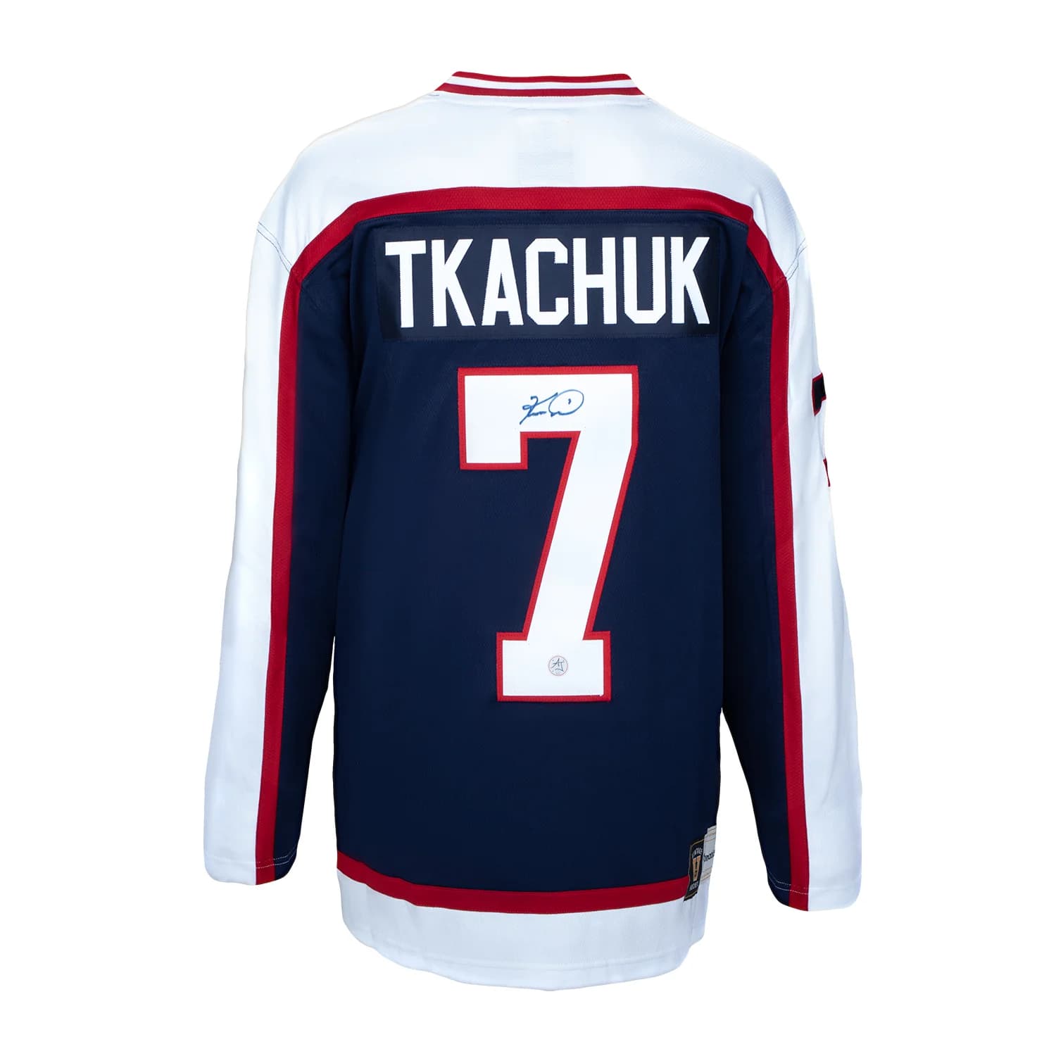 Keith Tkachuk Autographed Winnipeg Jets Fanatics Throwback Jersey Keith Tkachuk Jersey throwback, Winnipeg Jets, supplier stock photo